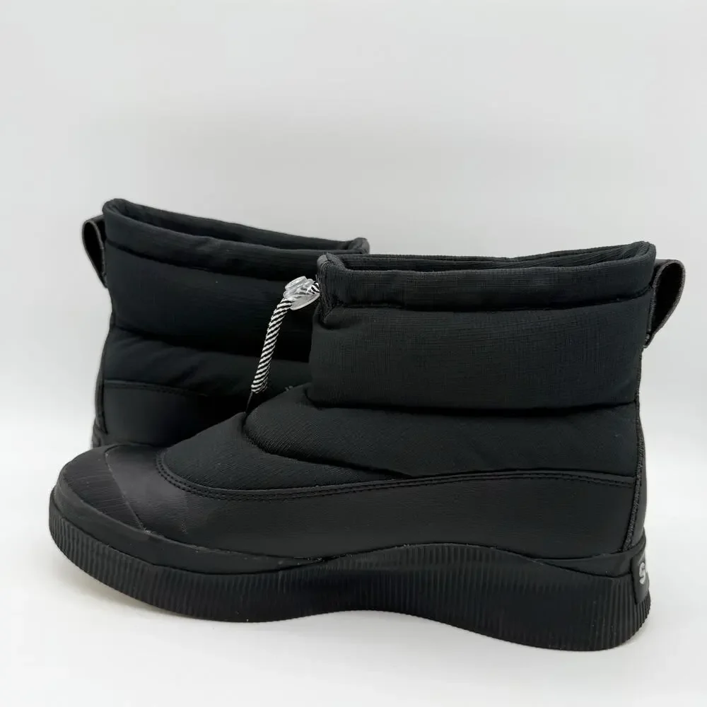 SOREL Womens Out N About IV Puffy Bootie US 9 Black Waterproof Insulated GUC